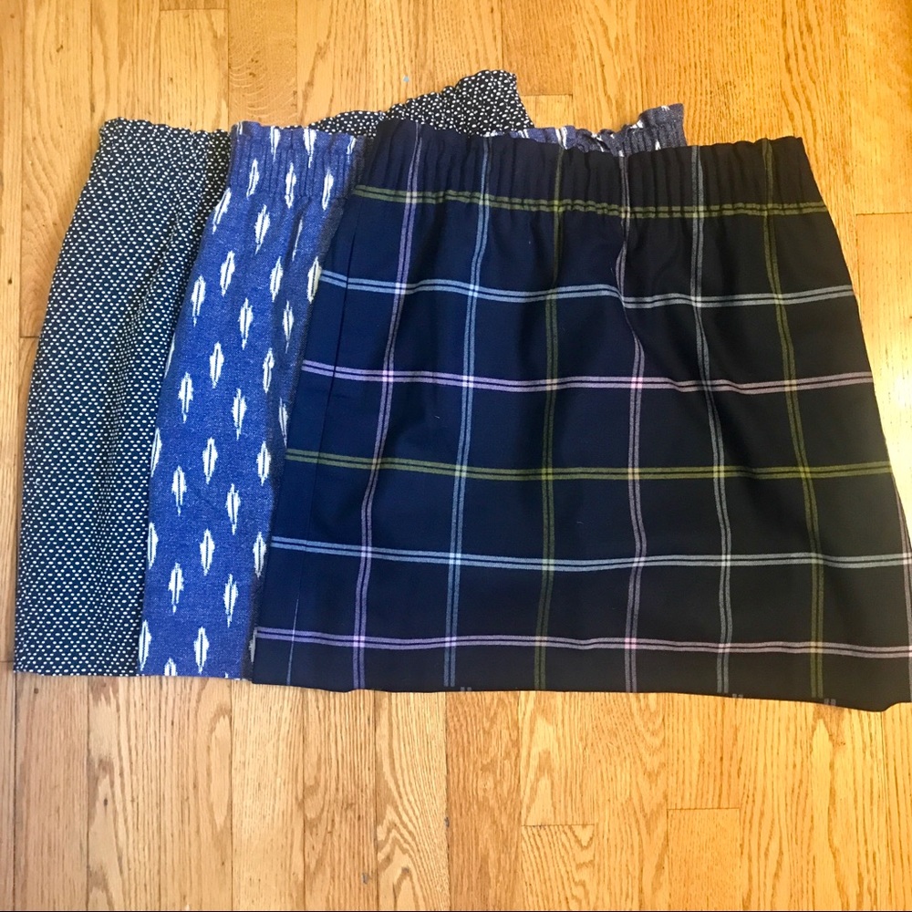 Sidewalk Skirt - Blue & White